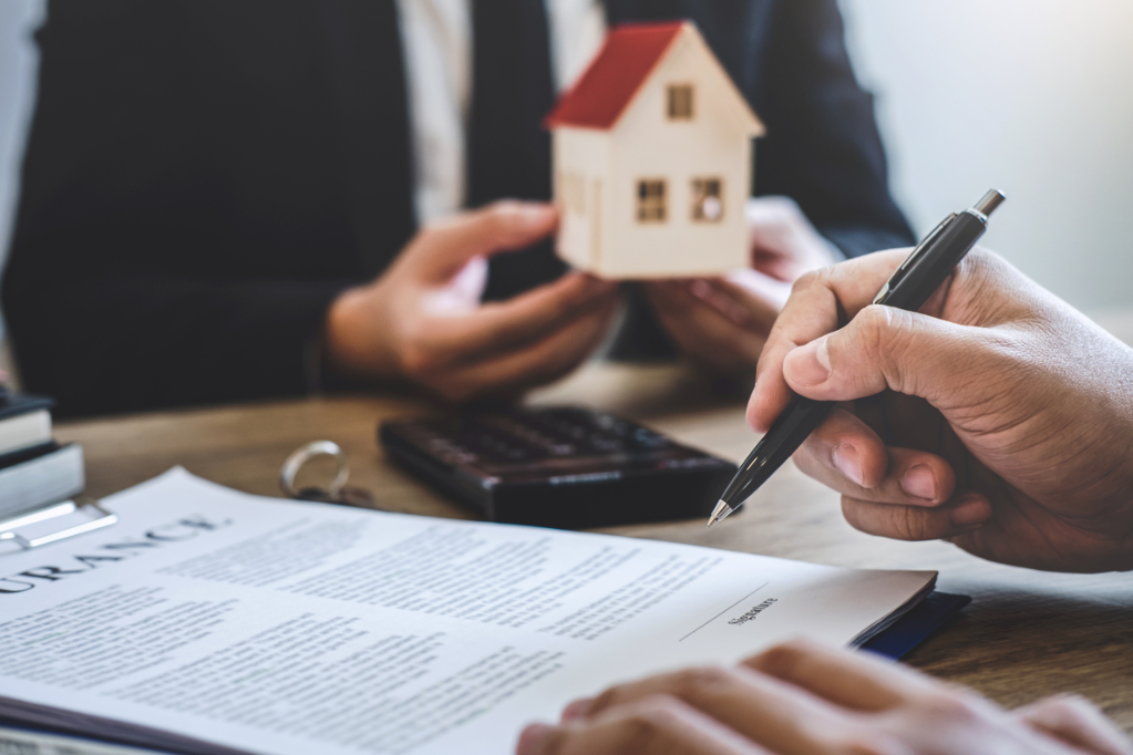 Estate Agent Giving House Estate Agent Giving House